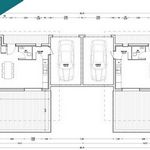 Maison type 4 jumelée par le garage avec un terrain de 600m² environ.