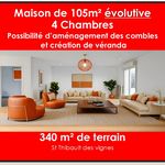 Maison Saint Thibault Des Vignes 6 pièce(s) 105 m2 évolutive
