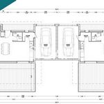 Maison type 4 jumelée par le garage avec un terrain de 600m² environ.
