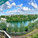 Front de Seine. VUE PANORAMIQUE. 4 pièces 94 m². TERRASSE. CAVE. DOUBLE PARKING.