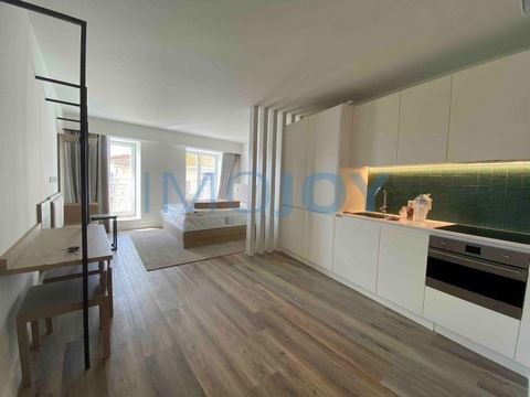 1 bedroom apartment (T0 + T0) with a private area of 77.38 m2. This fraction is composed of two T0 units. Each of the T0 units that make up this fraction, integrates its own living room space, / sleeping area, kItchenette, and full bathroom. Both uni...