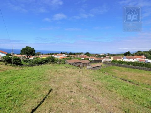 Land with 4,180 m2 of total area, with potential for construction, located in a quiet area in the parish of São Vicente Ferreira, municipality of Ponta Delgada, with great views over the sea and a mixed landscape that is characterized by the green of...