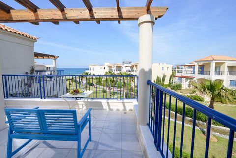 Aphrodite Beachfront Apartment 201, Block H3 is located west of Crete in the region of Chania, only 15 minutes from the city of Chania and the Leptos Panorama Hotel . It is part of the internationally awarded project ‘Aphrodite’ and is set on a sea f...