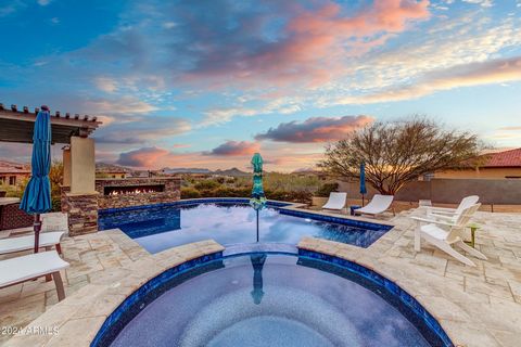 Views, Views, Views...Welcome home to 10995 E Lofty Point Rd, Scottsdale, AZ 85262, located in the gated community of Mirabel Village in North Scottsdale. Resting on an oversized .79-acre lot, this light and bright single-story home with oversized 3 ...