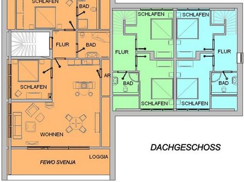 Willkommen in unserer komfortablen 2-Etagen-Ferienwohnung Tamme. Die gehobene Ausstattung ist auf max. 6 Personen (4 Erw.+ 2 Kleinkinder) abgestimmt. Der großzügige Wohnbereich im Erdgeschoss mit vielen Fenstern und Kamin lädt zum Verweilen ein. Lass...