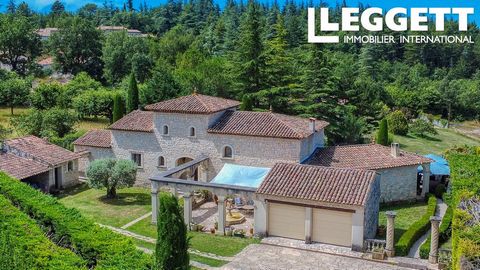 A28799DIP04 - Discover a magnificent hideaway in the eastern part of the Luberon, between the capital city of the Luberon Apt and the artists' village Forcalquier. In the midst of unspoilt nature lies this estate with its two houses, two swimming poo...