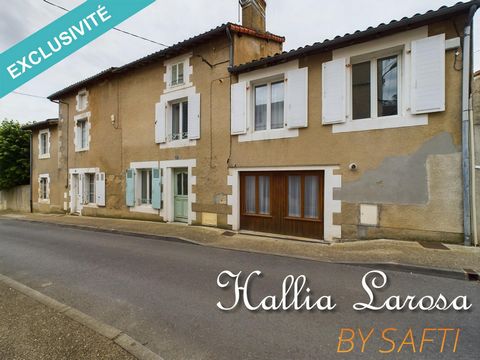 In the heart of Montmorillon, close to schools, colleges and high schools, come and visit this large town house without type 6 exterior. With an area of ??101 m² you will find on the ground floor a bright living room and its semi-open kitchen in addi...