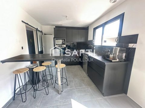 Maison de plain-pied, 4 chambres, jardin clos