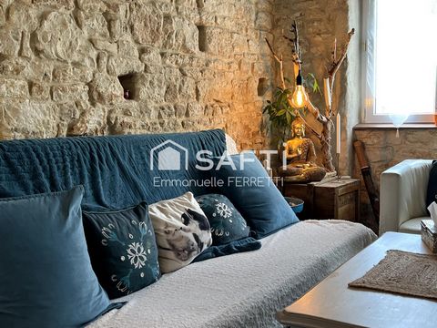 AU COEUR DE VILLAGE, MAISON EN PIERRE ET SA DEPENDANCE AMENAGEE : pas de travaux à prévoir