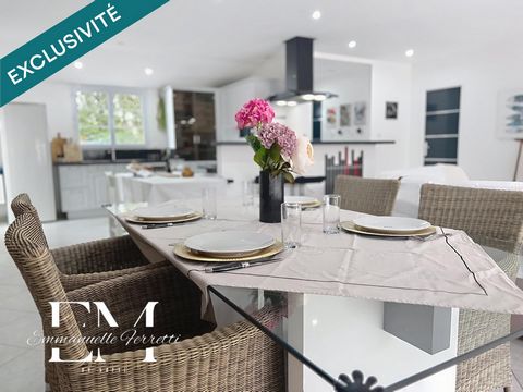EN EXCLUSIVITE CETTE VILLA ACCUEILLANTE AVEC PISCINE PROCHE MER