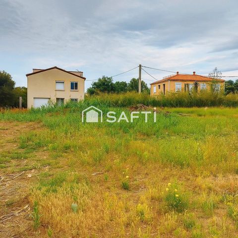 Terrain nue viabilisé (622 m2) avec permis de construire validé pour " villa prestige " - Possibilité de " Villa clé en main "