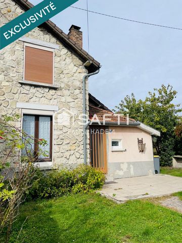 Maison en pierre avec 3 chambres avec garage et jardin