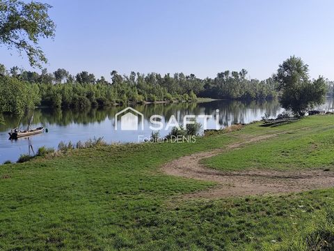 Bord de Loire, terrain de plus de 8000m2 en partie à bâtir.