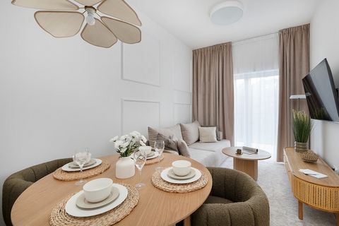A dream location in a quiet area, 450 m from the sea. The resort center is 500 m away. This modern apartment complex is the perfect place for a vacation. Guests have access to a year-round indoor swimming pool. This comfortable holiday apartment is l...