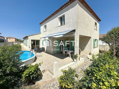 À Montady (34310) – Maison T5 140m2 + Studio T2 38m2 – Terrain de 507 m² – 4 Faces