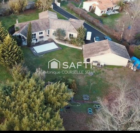 MAISON TRADITIONNELLE 190 m2 - 4 CHAMBRES AU COEUR D'UN PARC PAYSAGE/GARAGES/ATELIER EQUIPé