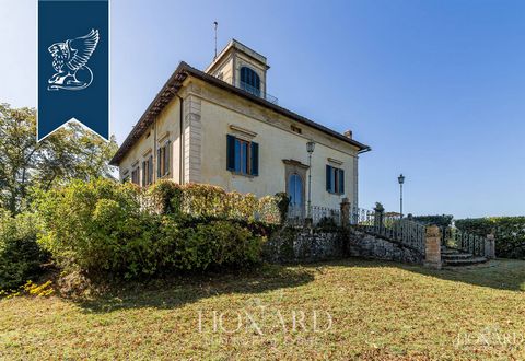 This historical luxury villa for sale is on the hills of Mugello, near Florence. Built in the early 1900s, this property measures 1,000 sqm and consists of the main villa and a second detached villa. Sixty hectares of land surround the property and f...
