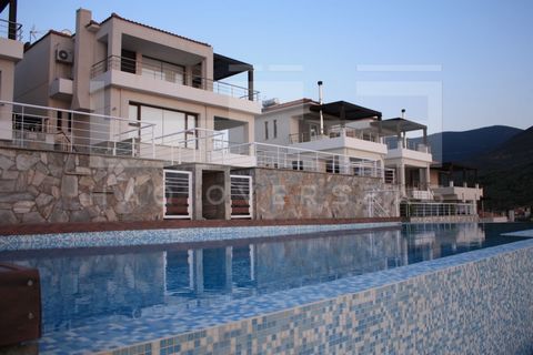 Perfect gelegen villa aan het strand te koop in Lefki Beach Magnisia met een prachtig uitzicht op de Egeïsche Zee. De villa staat op de eerste rij van het complex met 2 gemeenschappelijke zwembaden en direct aan de kust. het biedt 183m2 woonruimte me...