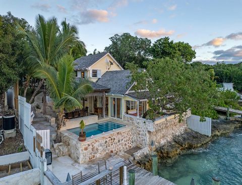 Introducing a unique opportunity to own two homes in a private, gated compound with dockage in Harbour Island with a true Bahamian Island vibe. Ideal for serious boaters, or for anyone who loves to be on the ocean 24/7, this property boasts a 75--- d...