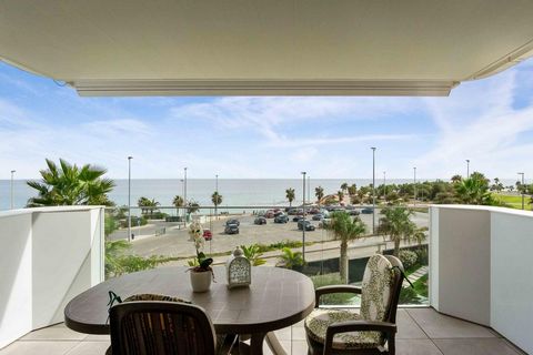 Sea front apartment in Mil Palmeras. The building is from 2021. Modern , almost new apartment consists of two bedrooms and two bathrooms, open kitchen, fully equipped, large living room with access to the terrace of about 15m2 with magnificent views ...