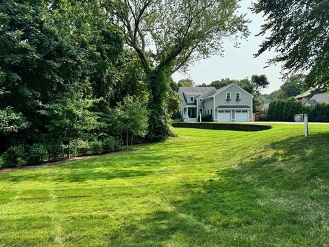 FABULOUS Farmhouse (just 12 years young) with 5200 SF of living space on a PRIVATE 1+ acre lot in much desired walk to everything location. This home lives very comfortably for everyday family living and entertaining! Spacious first floor w/2 large f...