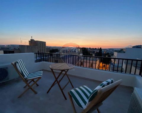 SANTA VENERA DUPLEX PENTHOUSE The property consists of a spacious open plan Kitchen Living Dining 2 Bedrooms one with en suite and a guest Bathroom. This penthouse boasts of 2 spacious Terraces with Views.