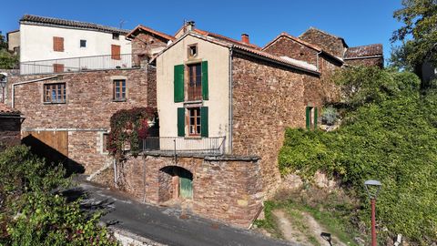 Venez découvrir cette authentique maison de village, tout en pierre, pleine de charme et d'éléments de caractère, située au cur d'un village paisible et pittoresque perché sur les monts de la Vallée du Tarn, à seulement 2h de Montpellier et à -30 mn...