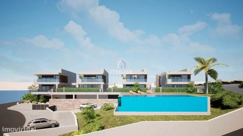 Moradia de Luxo para construção em condomínio privado com vista mar e piscina privativa na Ericeira. A Moradia é composta por: Piso -1: - Garagem de 96m2, com casa de banho e um espaço de arrumos com mais de 35,20m2. Piso 0: - Sala de jantar e de est...