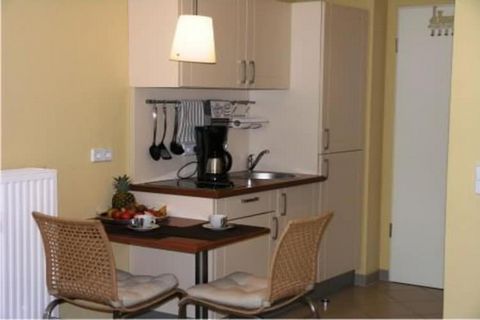 This snug apartment near Granzower Lake is a peaceful haven for two guests, ideal for couples or small families seeking a quiet escape. The open-plan living space features a comfy sofa and bed, while a private balcony offers fresh air and views of th...