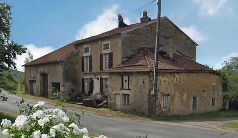 MAISON à vendre 5 pièces secteur BOURMONT (52) ENSEMBLE IMMOBILIER - MAISON à rénover et DEPENDANCES sur TERRAIN