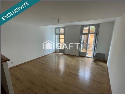 Appartement en centre ville d'une surface de 66m2.