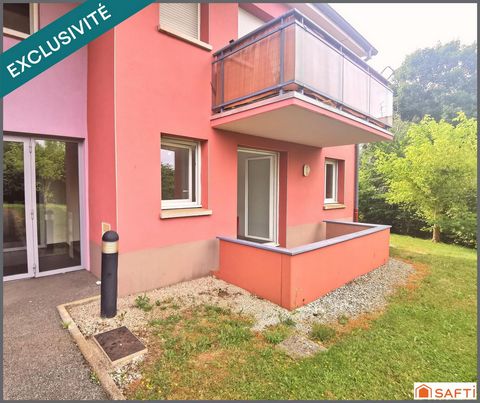 Appartement avec terrasse 2 pièces en rez de jardin