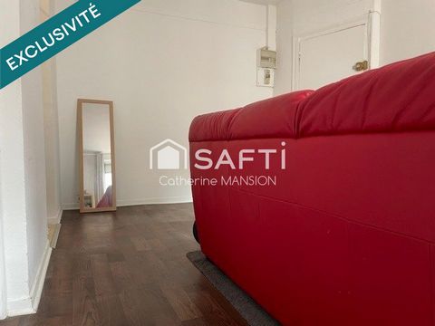 Belle opportunité d' investissement dans l' immobilier Rémois: T2 loué à vendre en exclusivité dans le quartier Cernay/ St Marceau