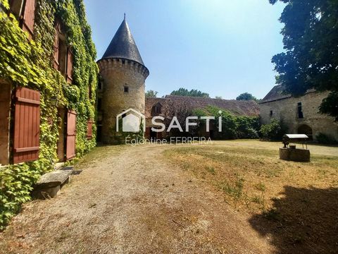INDRE, à 2h45 de Paris, 25 min de CHATEAUROUX, 20 min de l'A20, Manoir restauré avec dépendances sur 2ha