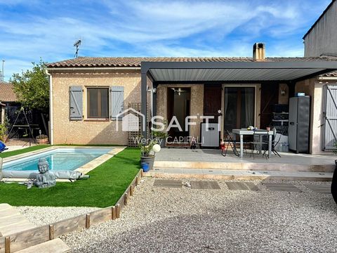 Maison plain pied, piscine, très bon état