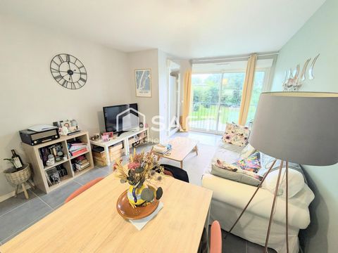 Appartement T2 de 41 m² avec parking sécurisé