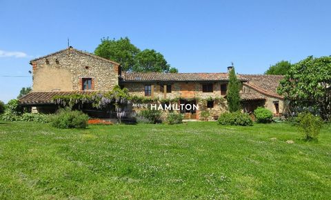 CHARMANTE PROPRIETE EN PIERRE AVEC GITE ATTENANT ET TERRAIN OFFRANT UNE VUE PANORAMIQUE
