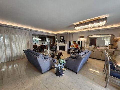 Luxurious detached house with a total surface of ​​360 sq.m., on a plot of 245 sq.m. located in Gerakas. It was constructed in 2007 with high quality materials and consists of 4 levels as follows: The bright semi-basement of 110 sq.m. includes an ind...