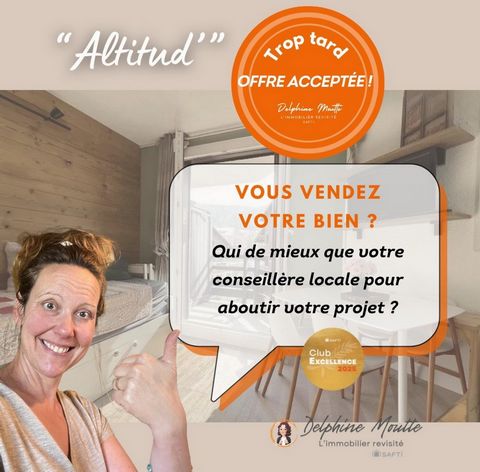 Coeur de station studio cabine rénové