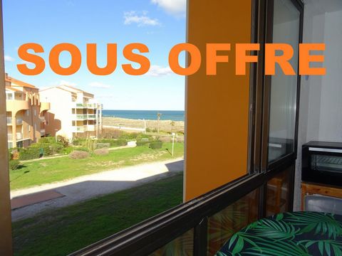 BARCARES, au pied de la mer,T2 de 28m² avec loggia