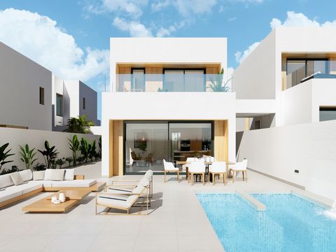 **FROM MARCH 2023, SHOW HOME OPEN FOR VISIT** An opportunity to purchase a new build villa in the popular coastal town of Aguilas, Costa Calida. The plot sizes range from 222.90m2 - 223.05m2 The build size ranges from Build size 187.04m2- 208.27m2  T...