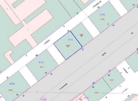 Inmobiliaria Grupo Avis sells developable urban land located on Calle Tullel S/N, in the Municipality of Alzira, province of Valencia. Cadastral reference: 1775401YJ2317N0001MK Registered property nº 63.189 (R.P. Alzira 2) Surface: 645 m2. It is a pl...