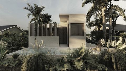 This is a modern Studio / 1 Bedroom House on Ambergris Caye, Belize in the community of Habitat Belize. This is a pre-construction house near Secret Beach and the West Coast of the largest island in Belize (Ambergris Caye) roughly 2 to 3 miles from S...