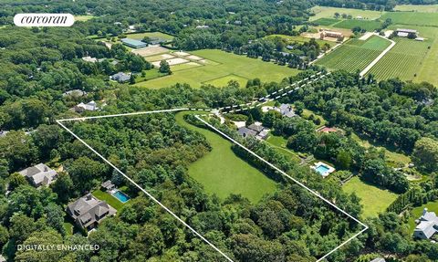 Set in a prime north of the highway location, this oversized flag lot is positioned off a private cul-de-sac. Encompassing an impressive 4.5 +/- acres, the parcel can accommodate a substantial new development program with a brand new residence, pool ...