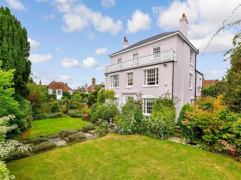This fascinating Grade II* Listed Georgian property is probably one of Sandwich’s best kept secrets. It nestles in the midst of 0.3272 of an acre of completely walled gardens in the centre of the historic medieval Cinque Port town, so is completely h...