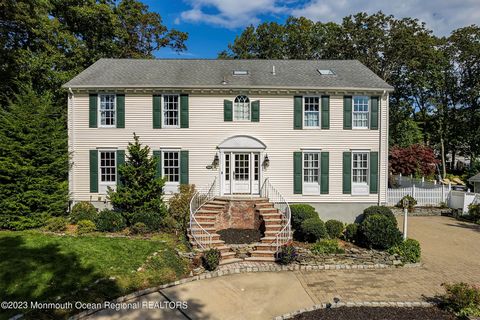 Summer is coming!! This Stunning Colonial has 5 bedrooms 3.5 baths with a Sylvan inground pool! One of the most desirable locations in the Country Club section of Brielle! This meticulously finished home has been completely renovated and redesigned i...