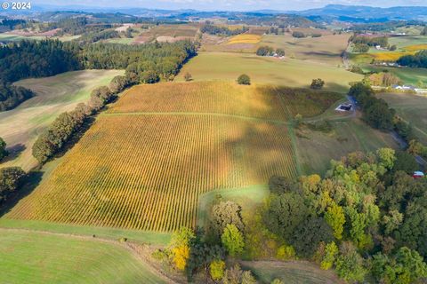 Oregon Vineyard Property is pleased to present this rare opportunity in the heralded Yamhill-Carlton AVA. Located on Oak Spring Farm Rd., the 48.62 acre property offers an excellent location near many prestigious wineries and tasting rooms. With 19.9...