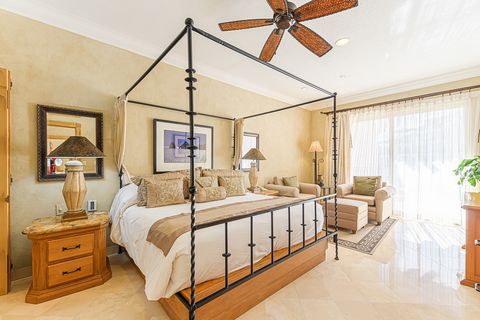 Villa La Estancia 1303 is an exquisite property that epitomizes luxury and comfort in the heart of paradise. This stunning villa boasts two separate primary bedrooms, each adorned with king-size Sealy's pillow-top mattress beds, sofas, and an array o...