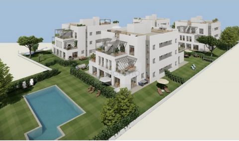 NEW CONSTRUCTION- It consists of 4 buildings in a large communal area with gardens and pool. Residential complex of 44 homes with 2, 3 and 4 bedrooms, all with parking and storage room: ground floors with private garden (from 75m² to 178m²), first fl...