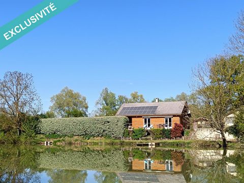 Située proche de Cosne, cette propriété offre un cadre idéal pour les amoureux de la nature, dans un environnement calme et verdoyant. Agrémentée d'un étang de 4000 m², la terrasse accessible depuis la pièce de vie, vous offrira une vue exceptionnell...